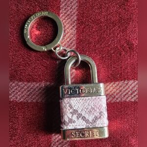 Victoria's Secret Gold Lock Keychain
